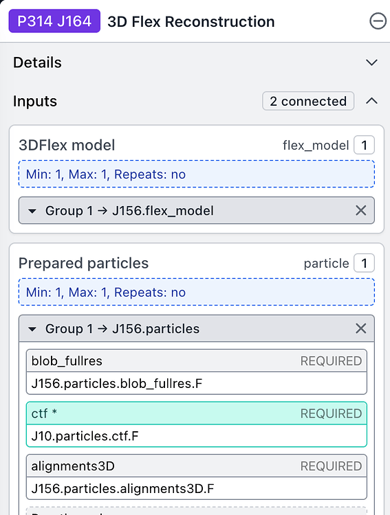 Local filtering and sharpening after 3D flex Post Processing